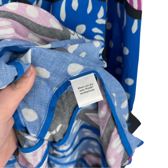 RHODE Ella Mini Dress Purple Psychedelic Flower XS Colorful Dopamine - Picture 6 of 8